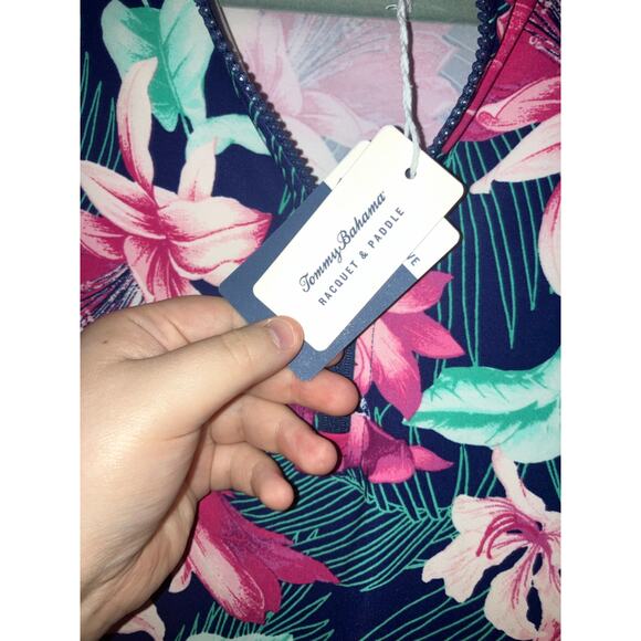 NWT Tommy Bahama racquet and paddle tropical print athletic dress size XL - Picture 2 of 6